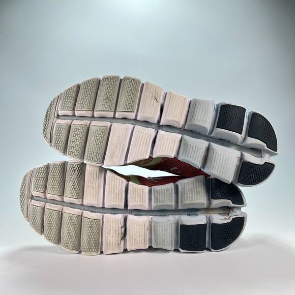 On Cloudflow Pink Lime Cushioned Lace Up Running Shoes Sneakers Women's Size 8 - Picture 8 of 10